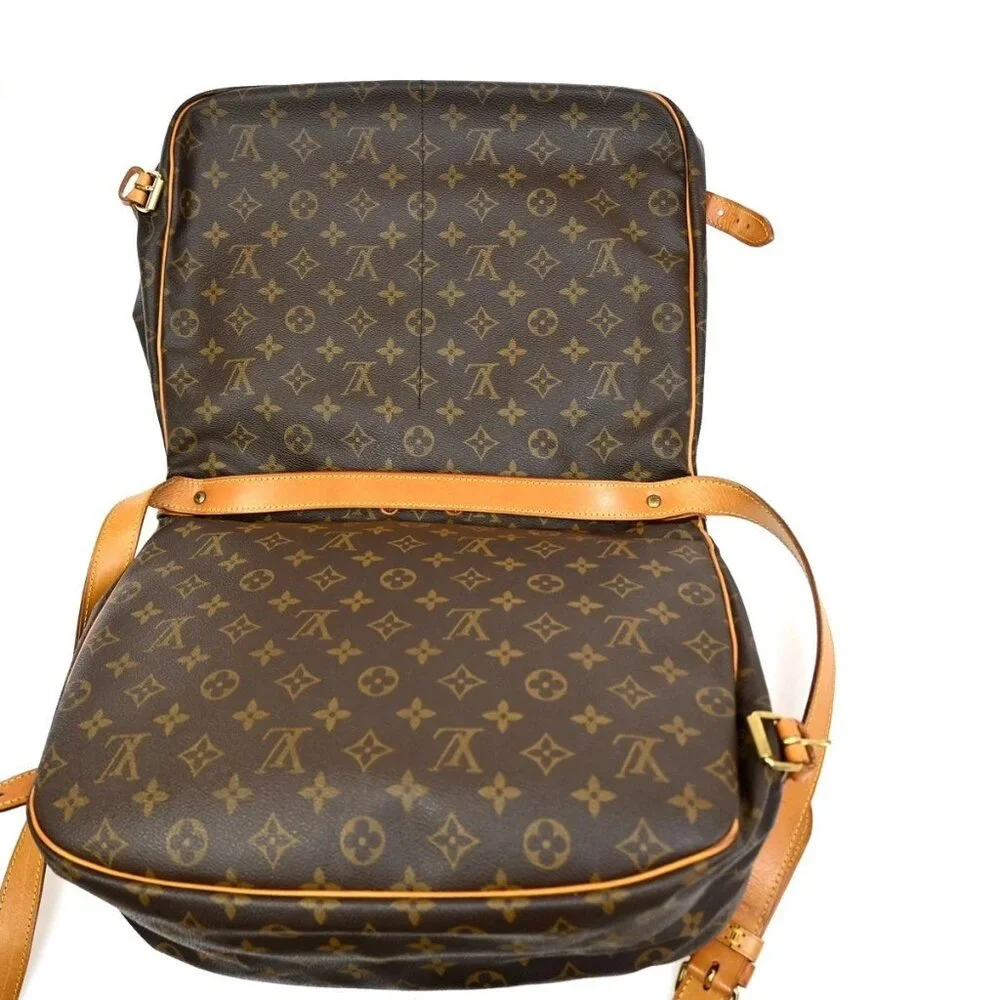 LOUIS VUITTON Saumur 35 Shoulder Bag Monogram Leather BN France M42254 74MA058 - Picture 13 of 16